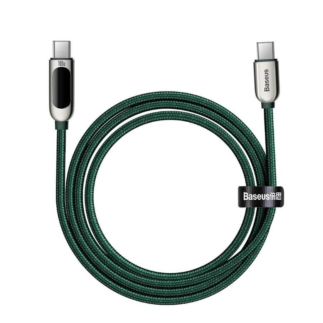 

Kabel USB-C do USB-C Baseus Display, 100W, 2m (zielony)