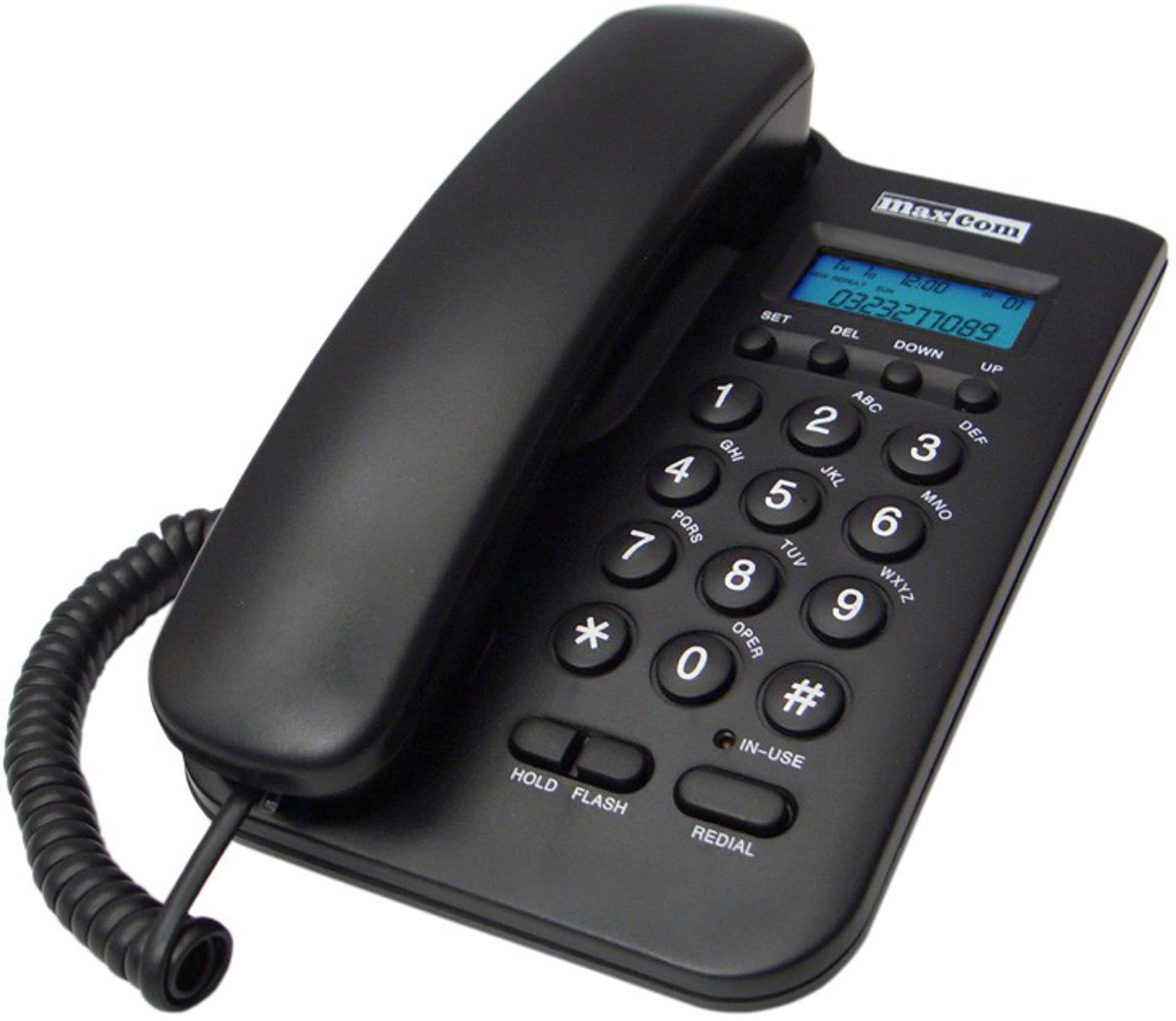 

Telefon przewodowy MAXCOM KXT 100 Czarny KXT 100 Czarny