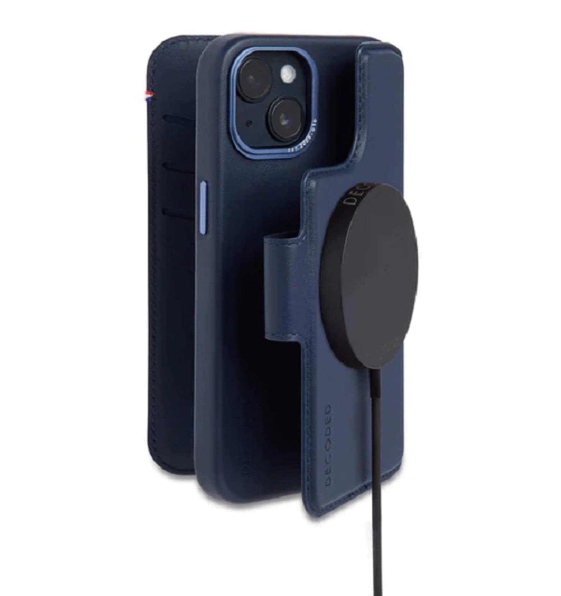 

Decoded Detachable Wallet – skórzana obudowa ochronna do iPhone 13/14 kompatybilna z MagSafe (navy)