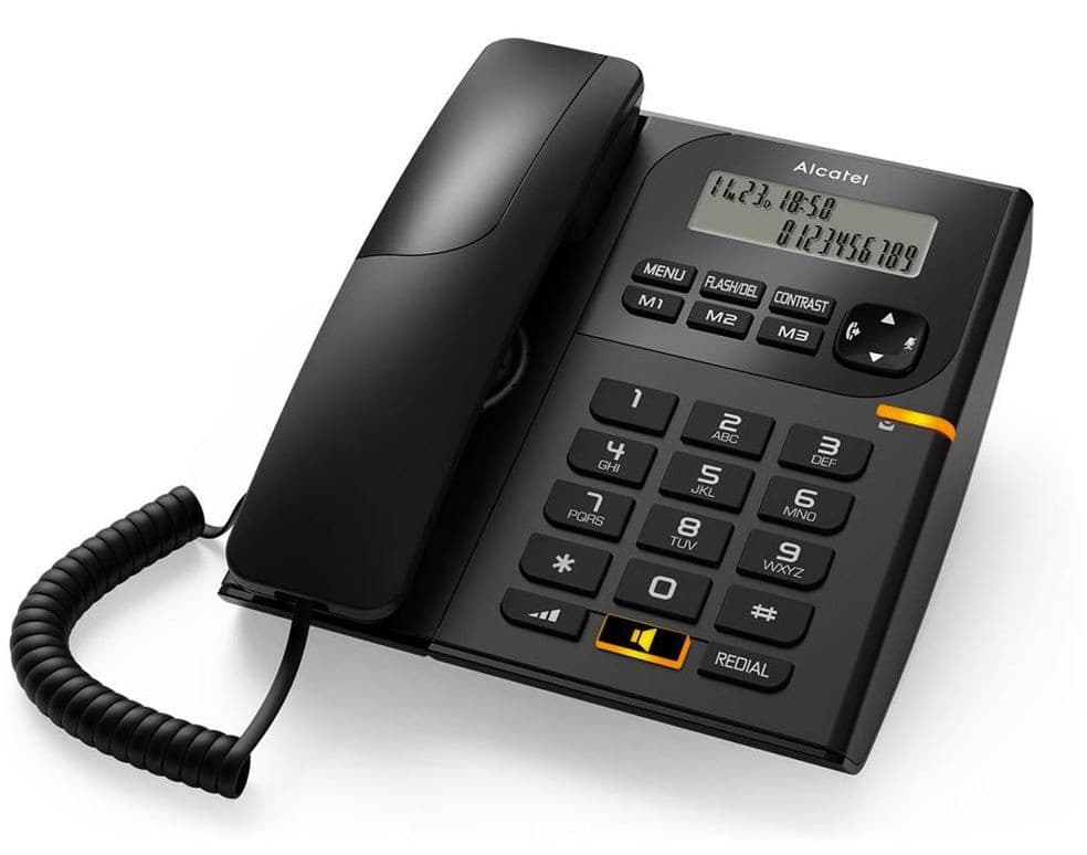 

Telefon przewodowy T58 czarny