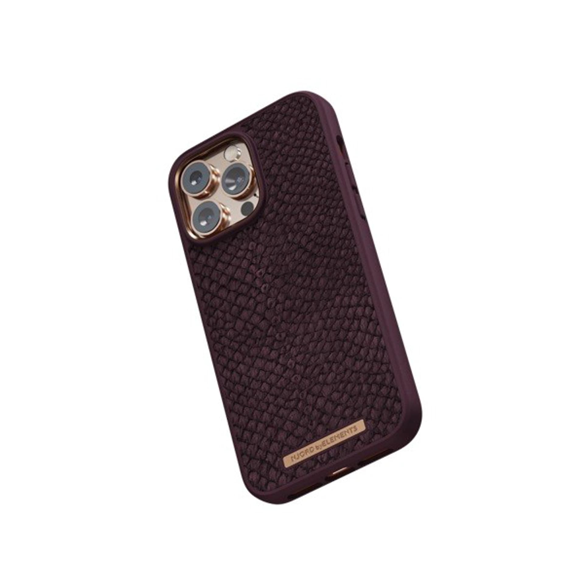 

Etui ze skóry łososia do iPhone 14 Pro Max rdzawy