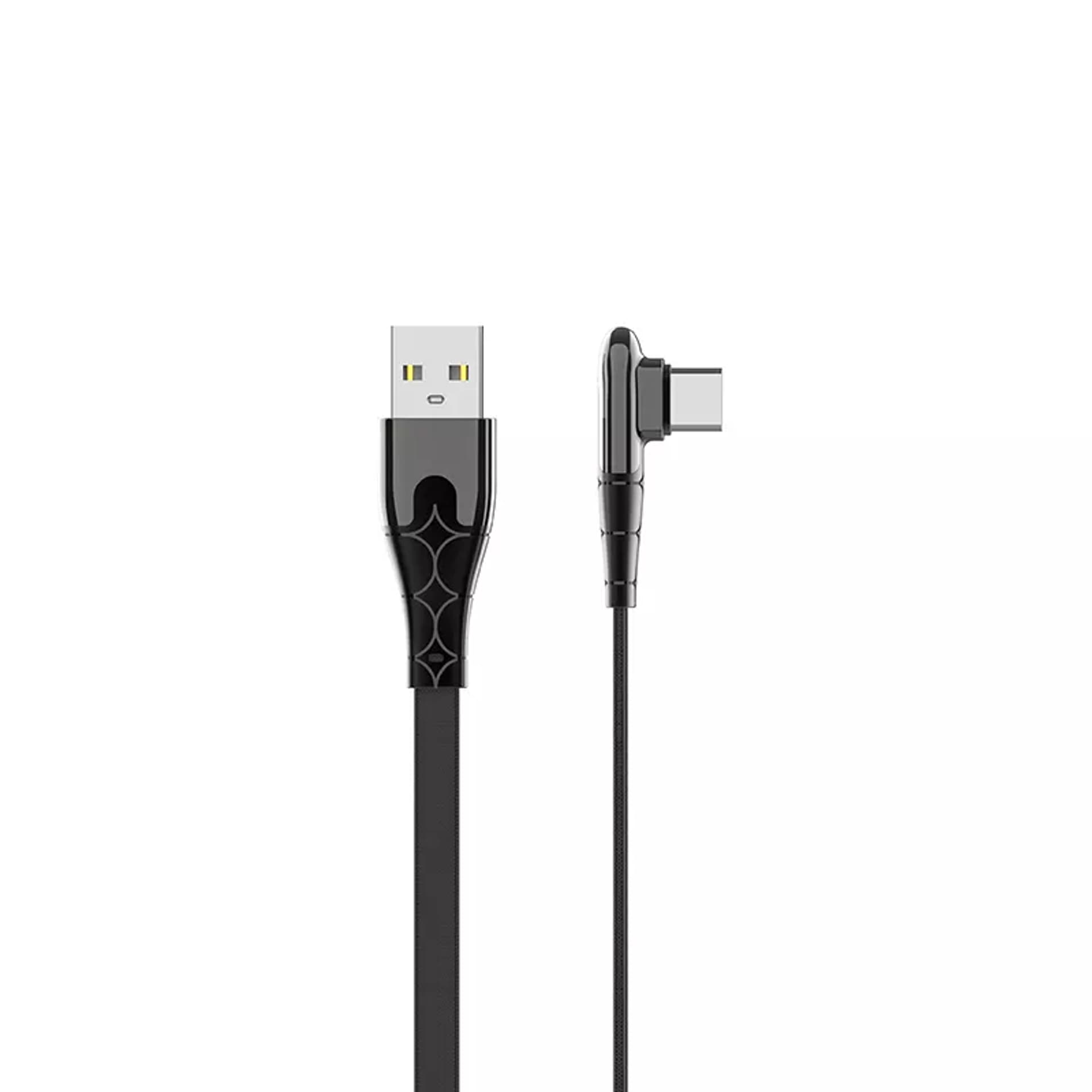 

Kabel USB-A - microUSB LDNIO kątowy 90st 2m LS582M