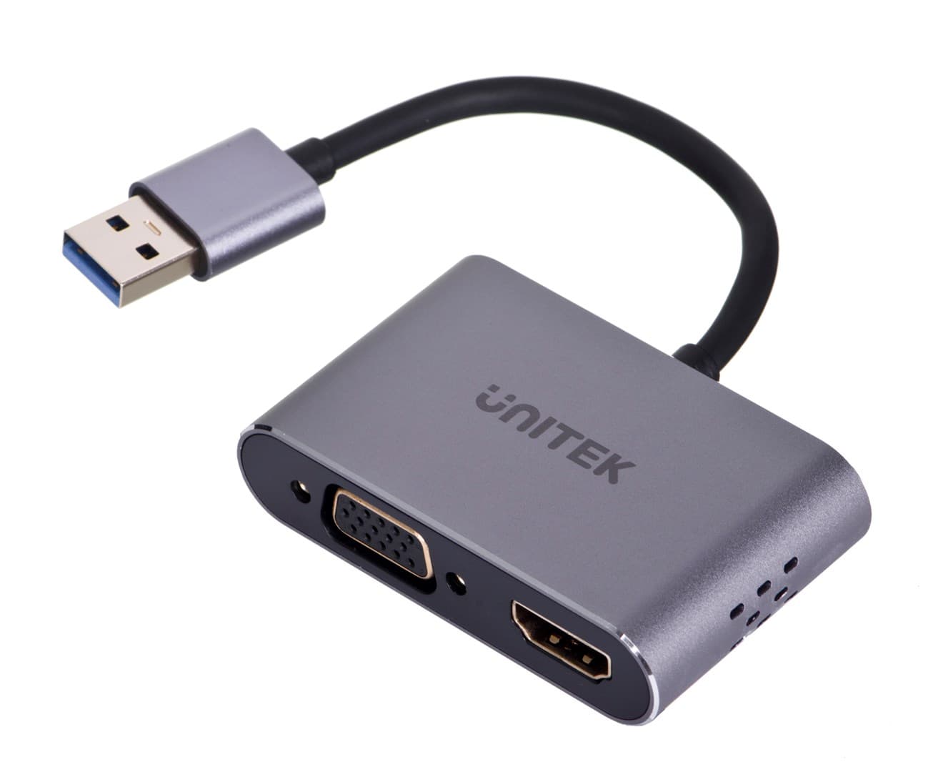 

UNITEK ADAPTER USB-A - HDMI & VGA, FULLHD, M/F