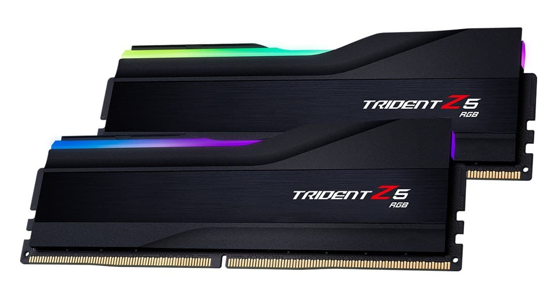 

G.SKILL TRIDENT Z5 RGB DDR5 2X48GB 6800MHZ CL34 XMP3 BLACK F5-6800J3446F48GX2-TZ5RK