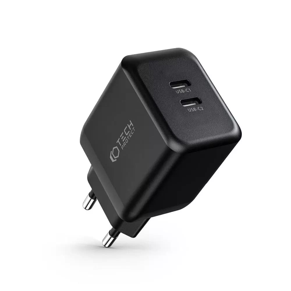 

C35w 2-port network charger pd35w black