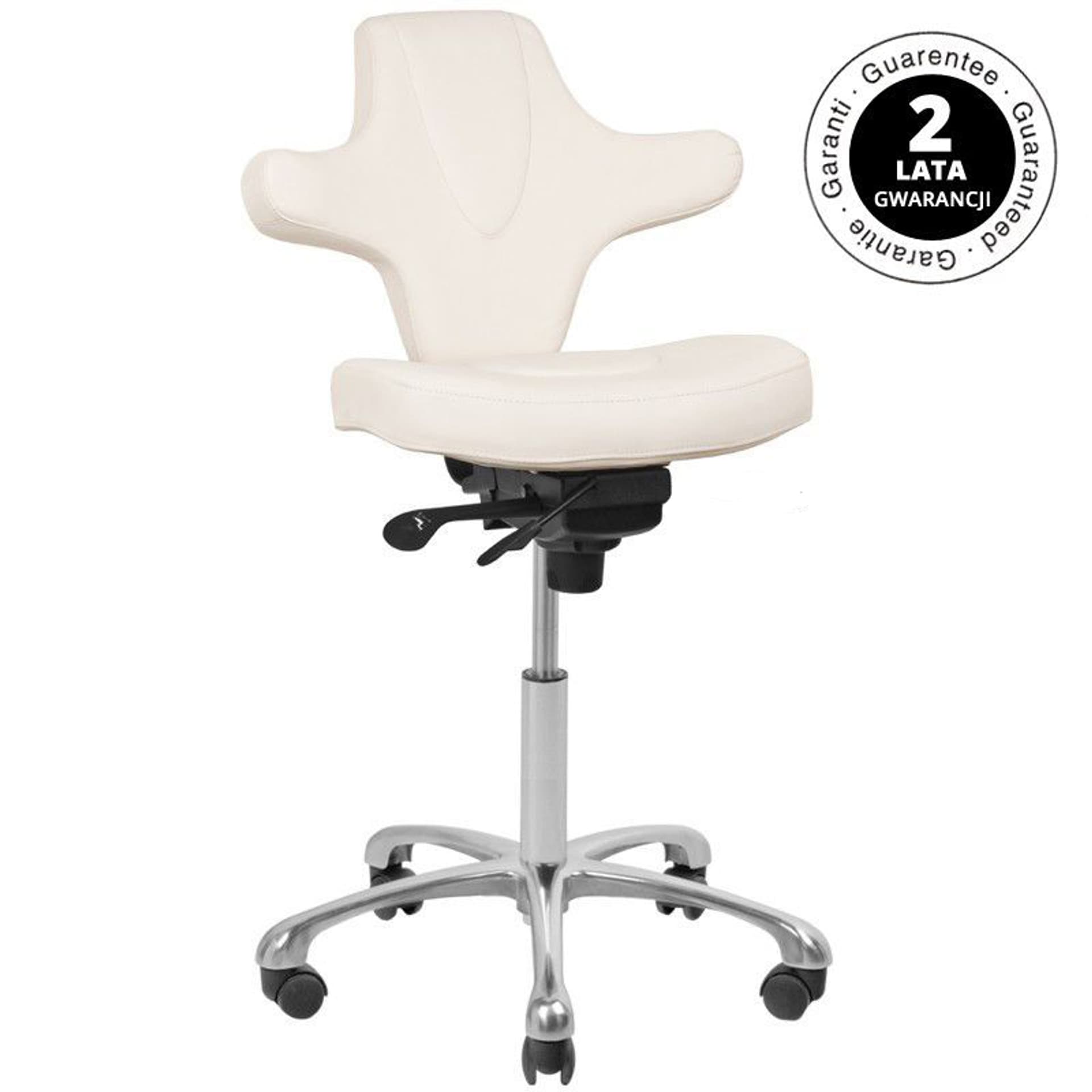 

Krzesło kosmetyczne Azzurro Special 052 białe
