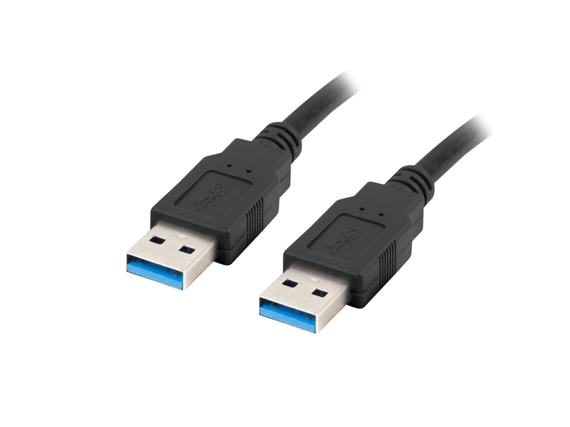 

LANBERG KABEL USB-A 3.0 M/M 1M CZARNY CA-USBA-30CU-0010-BK
