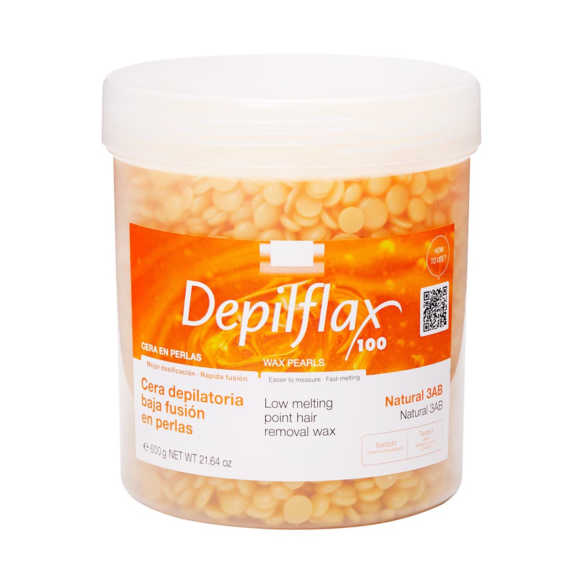 

DEPILFLAX 100 WOSK TWARDY BEZPASKOWY DO DEPILACJI PEREŁKA 600G NATURALNY