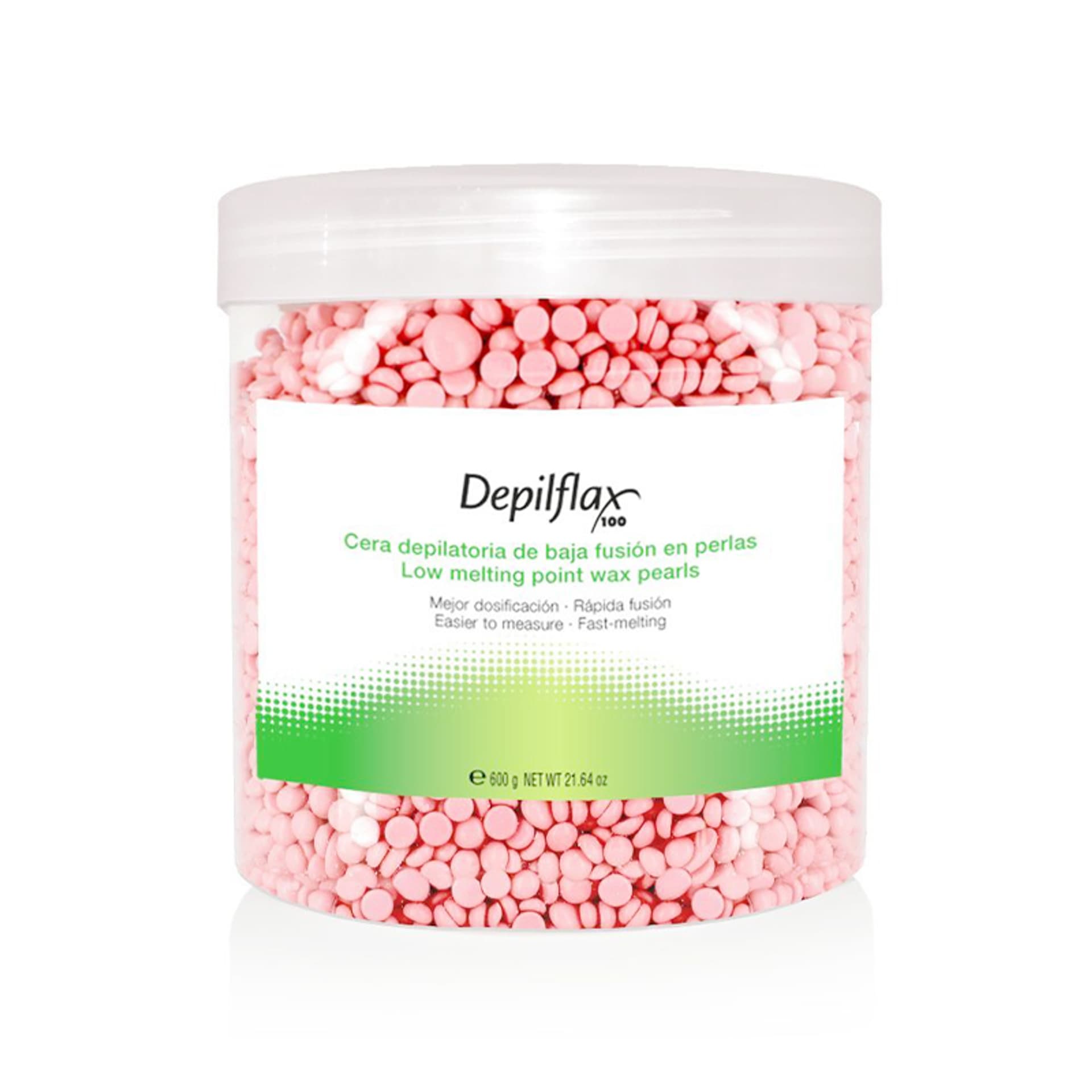 

DEPILFLAX 100 WOSK TWARDY BEZPASKOWY DO DEPILACJI PEREŁKA 600G RÓŻOWY