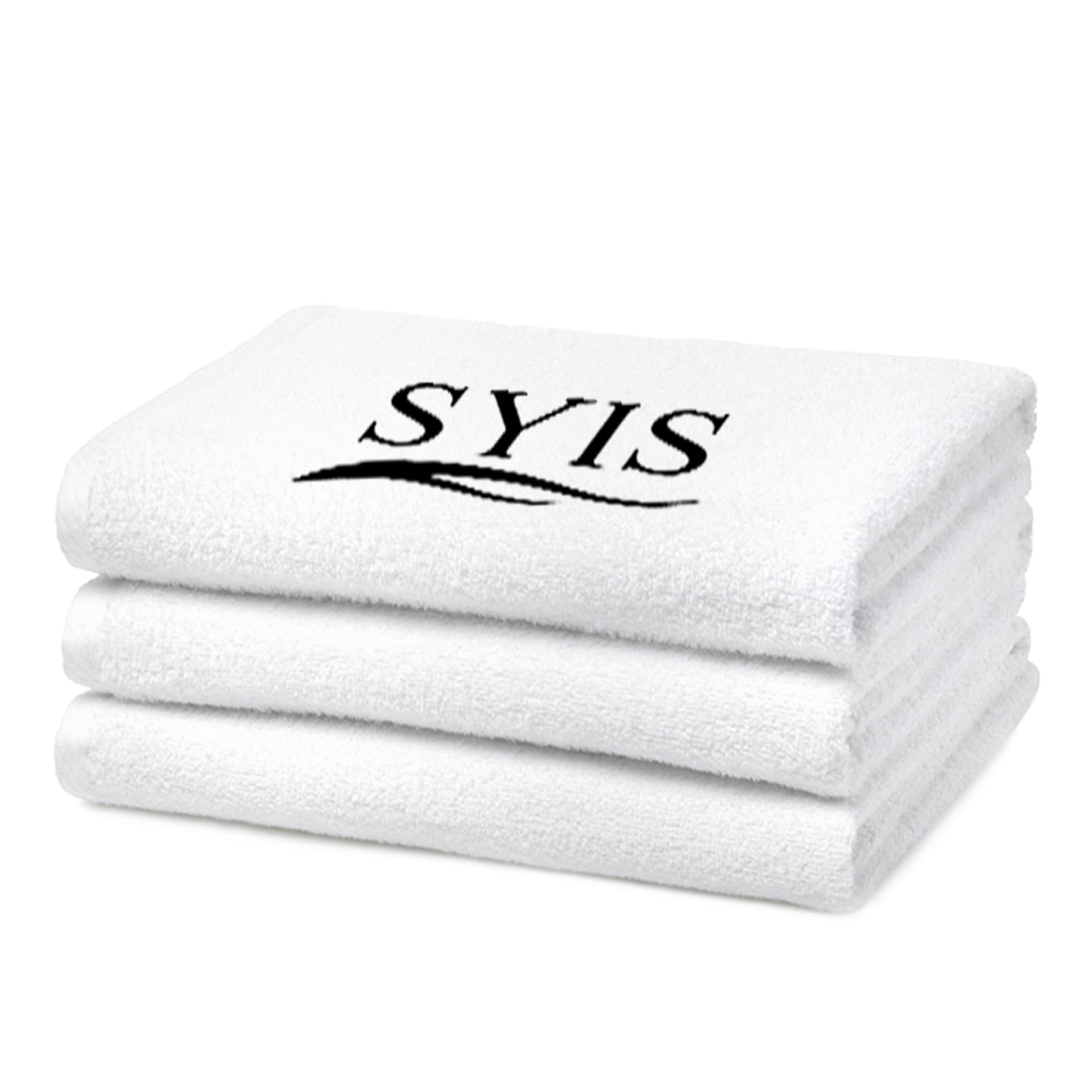 

Syis ręcznik frotte z logo 70 x 140 - biały