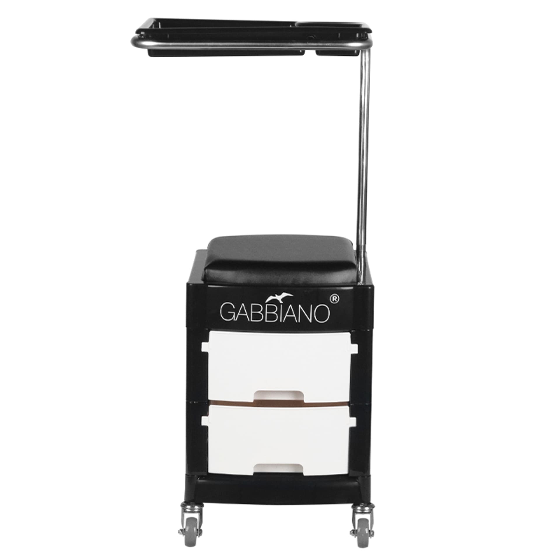 

Pomocnik - taboret do pedicure 16 plus czarny/biały