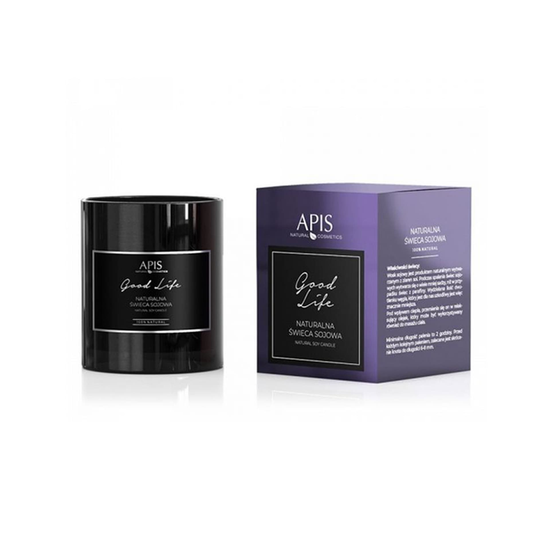 

Apis naturalna świeca sojowa good life 220 g
