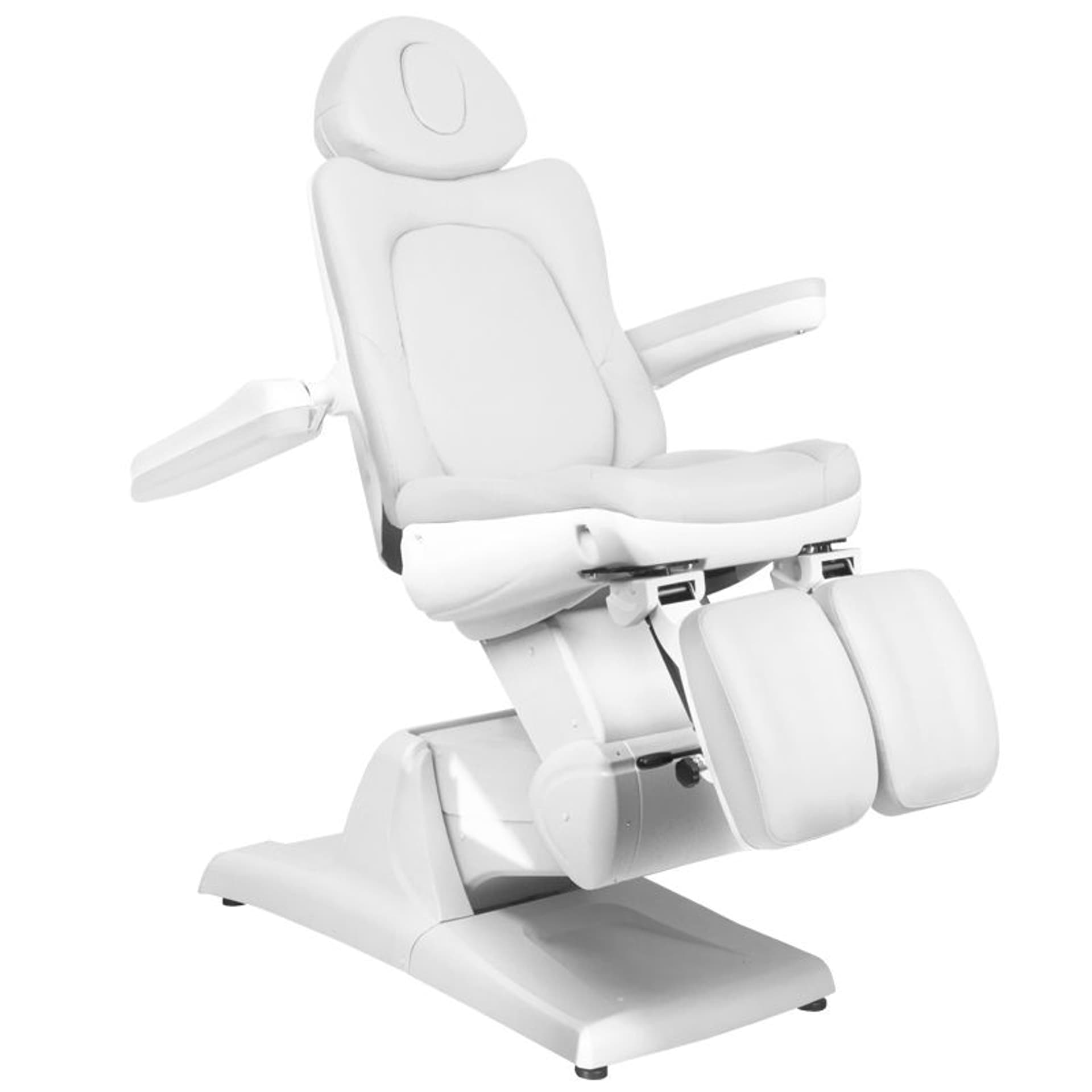 

Fotel kosmetyczny elektr. Azzurro 870S pedi 3 siln. biały