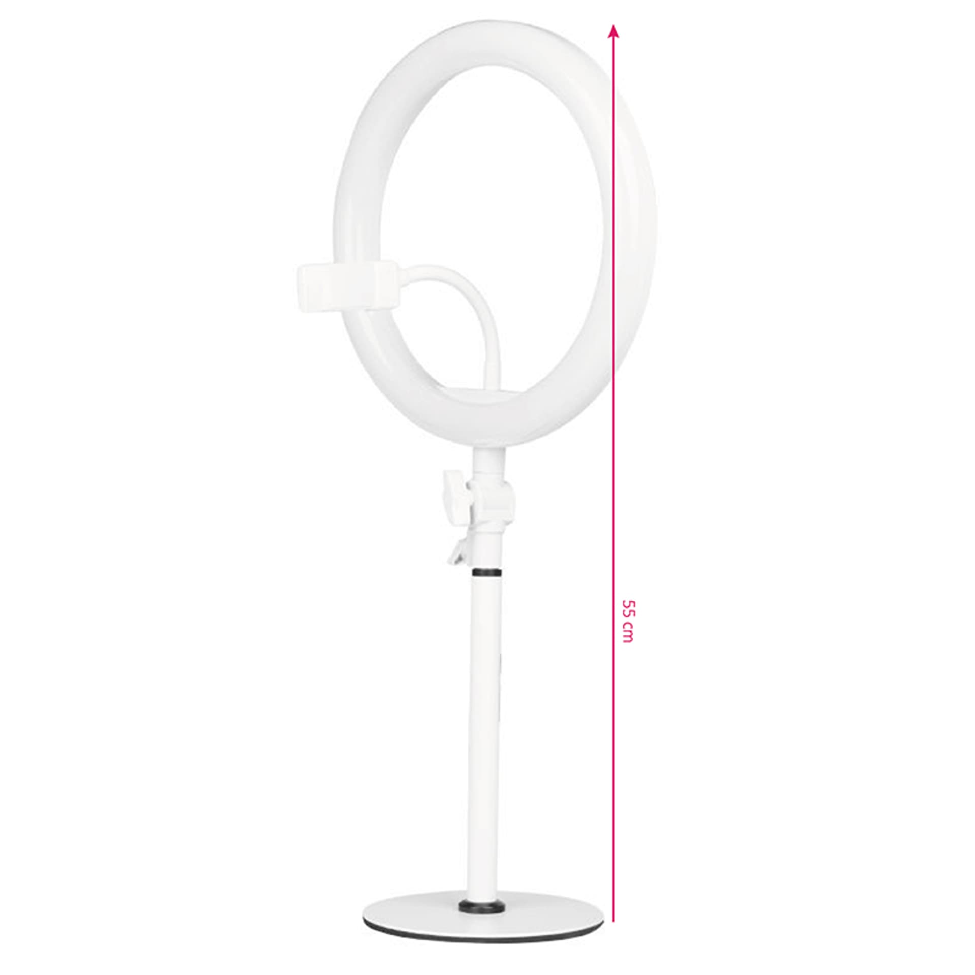 

Lampa pierścieniowa Ring light 10' 8W led biała