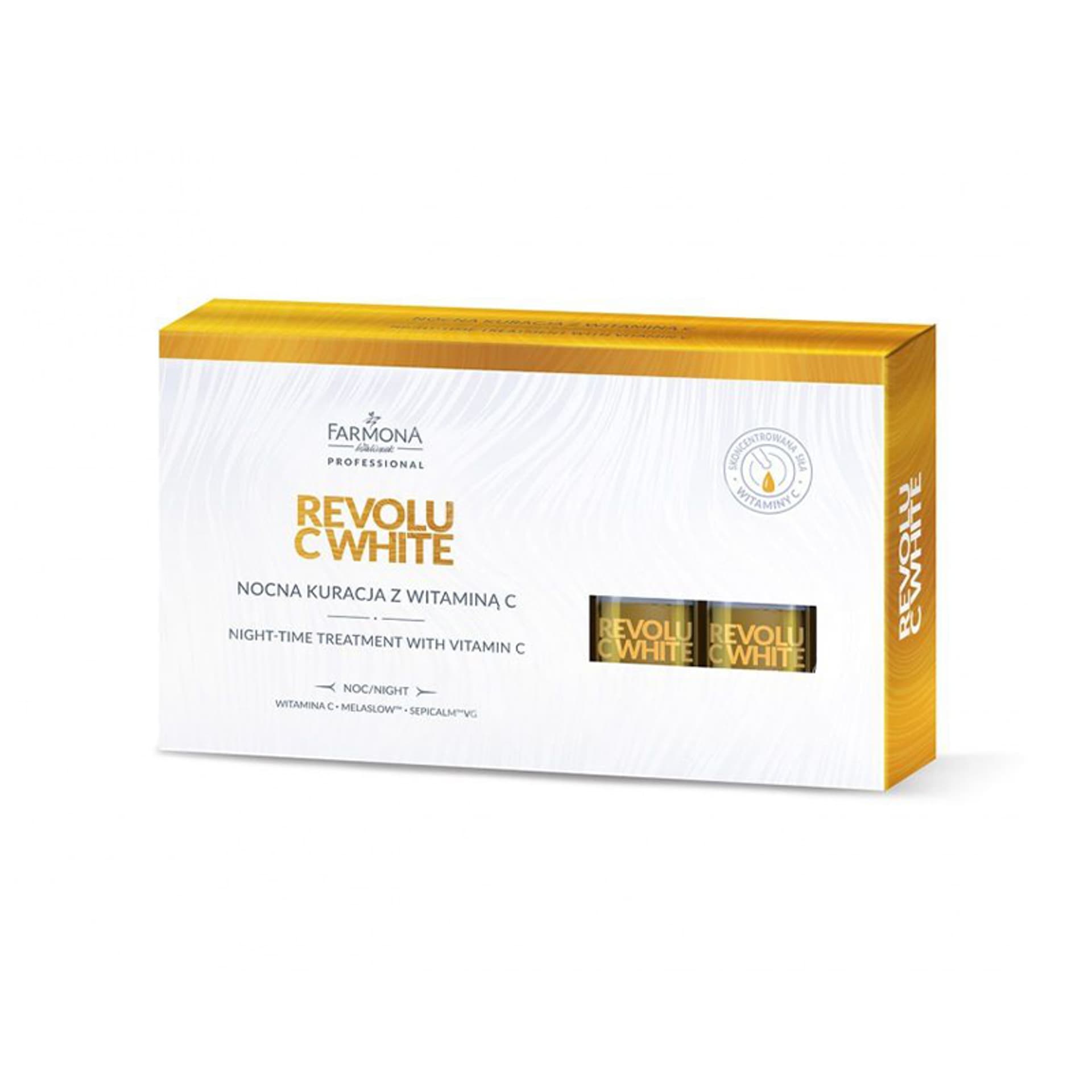 

Farmona revolu c white nocna kuracja z witaminą C 5 x 5 ml