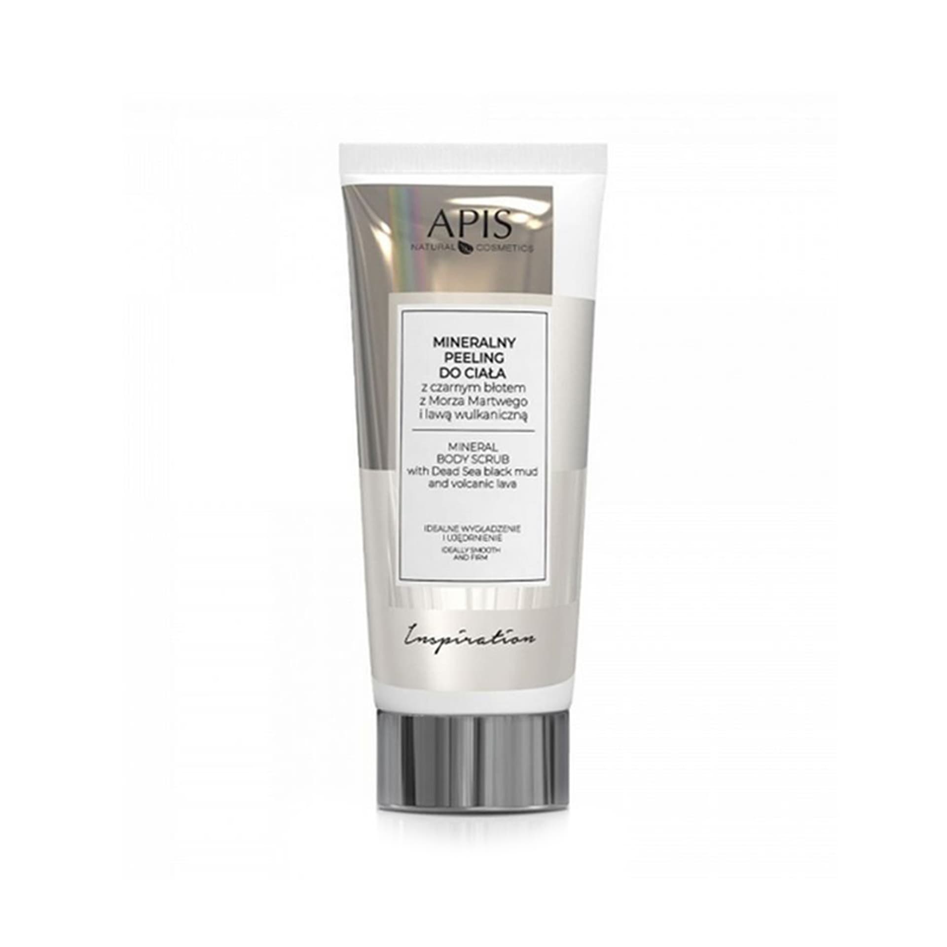 

Apis inspiration, mineralny peeling do ciała z czarnym błotem z morza martwego i lawą wulkaniczną – antycellulit, 200 ml