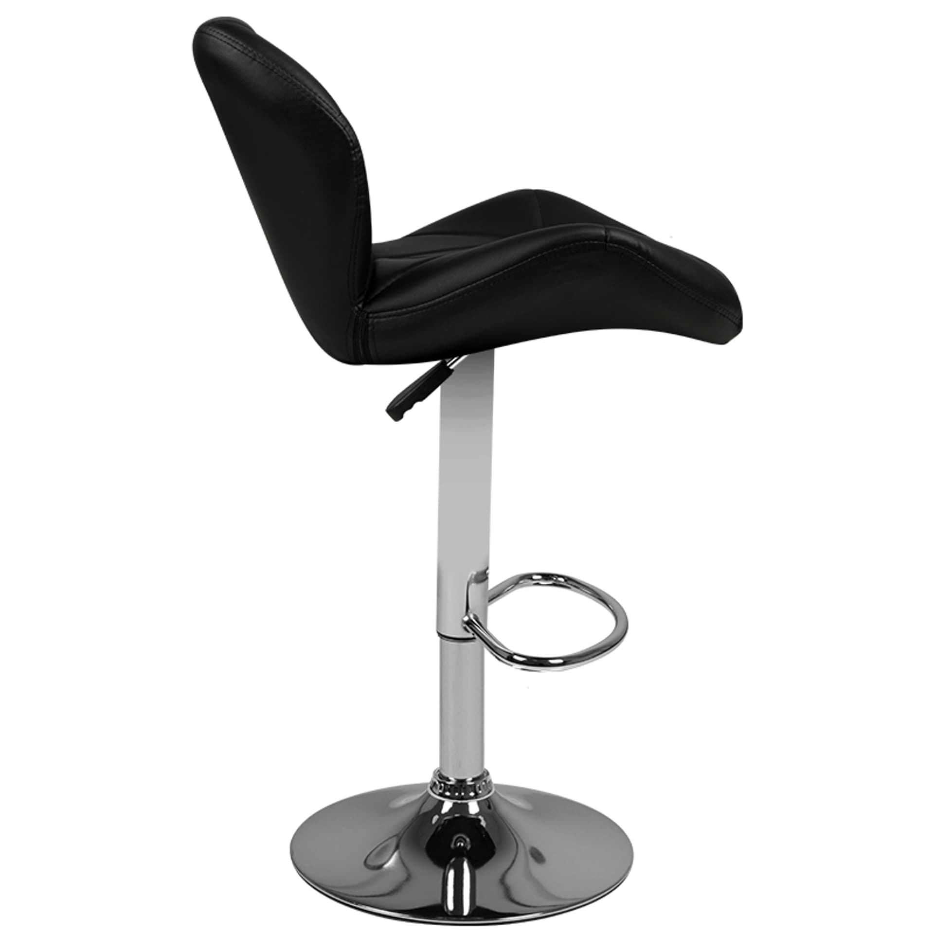 

Hoker barowy M01 pikowany regulowany czarny