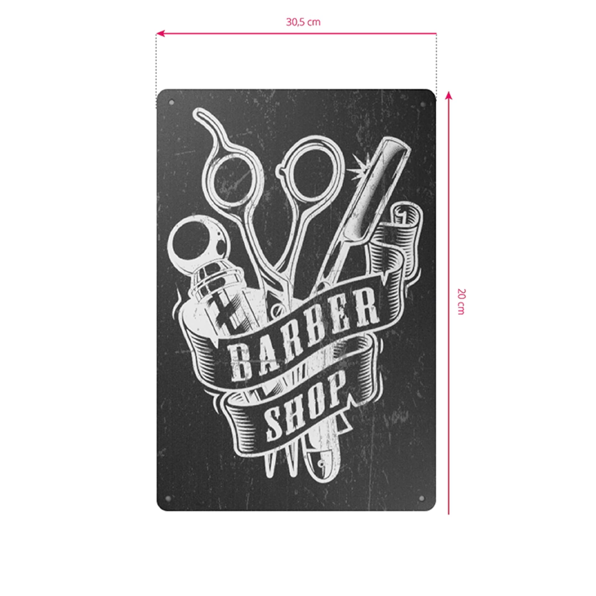 

Tablica ozdobna barber B032