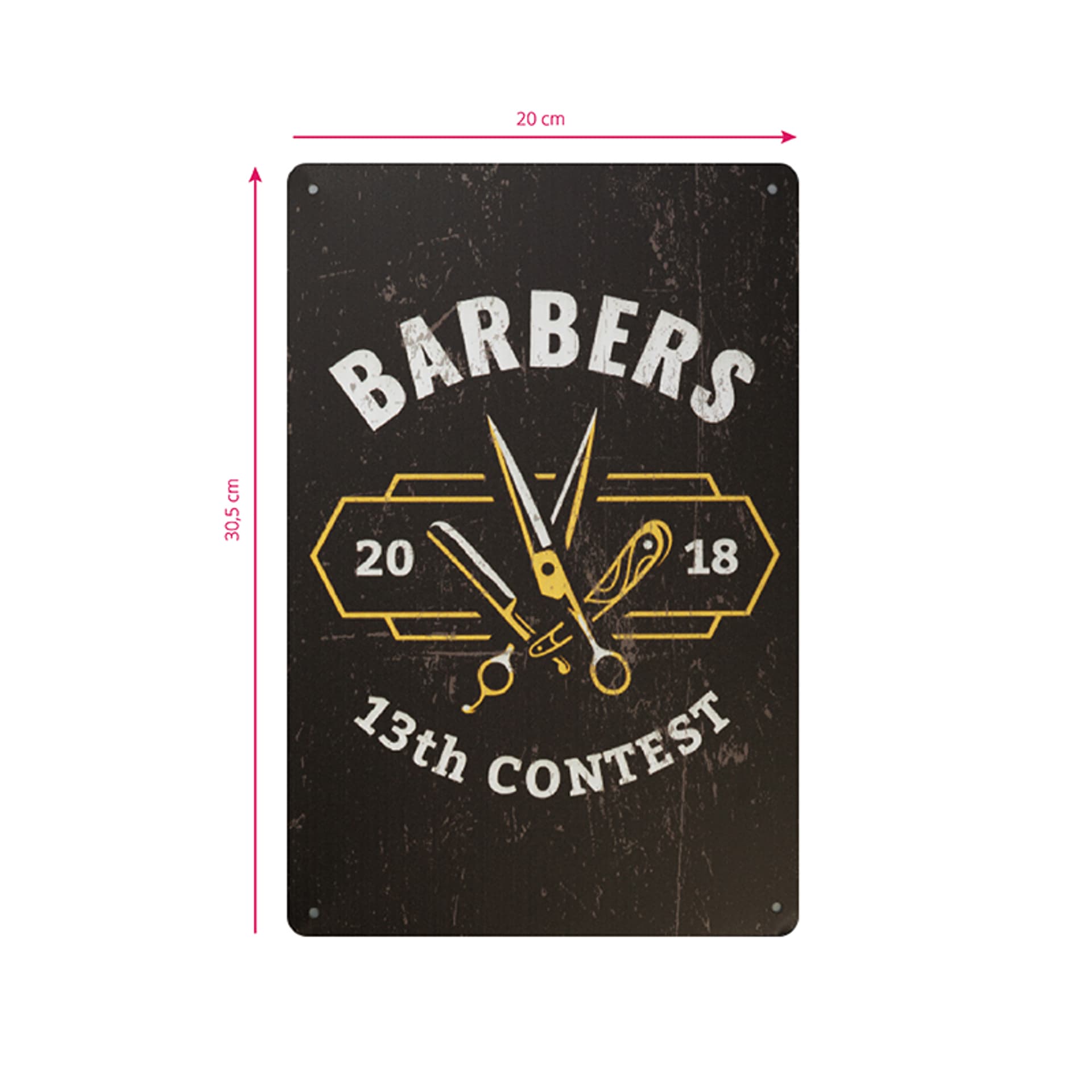 

Tablica ozdobna barber B038