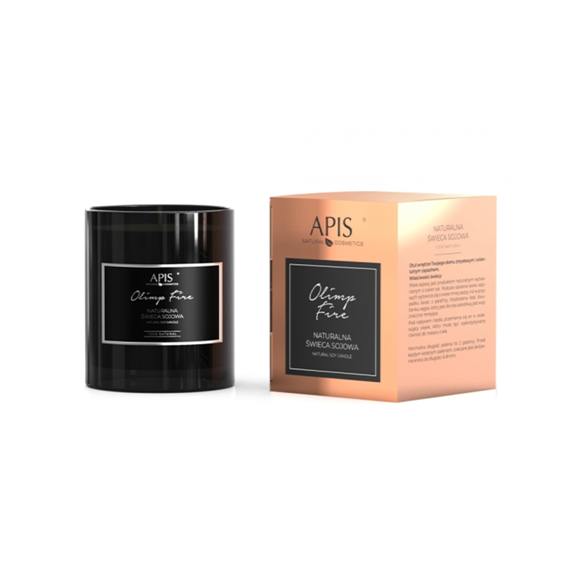 

Apis naturalna świeca sojowa olimp fire 220 g