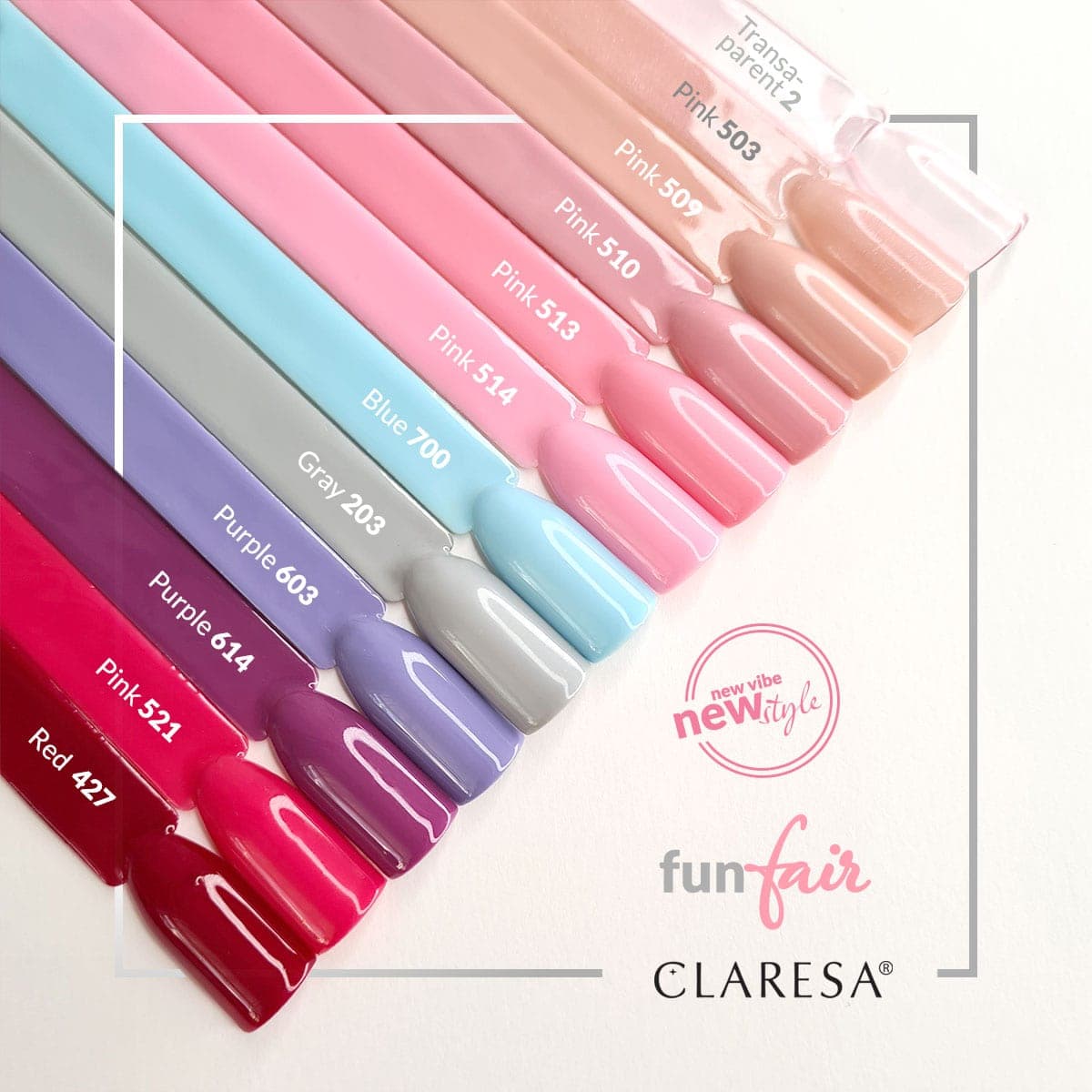 

CLARESA Lakier hybrydowy PINK 509 -5g