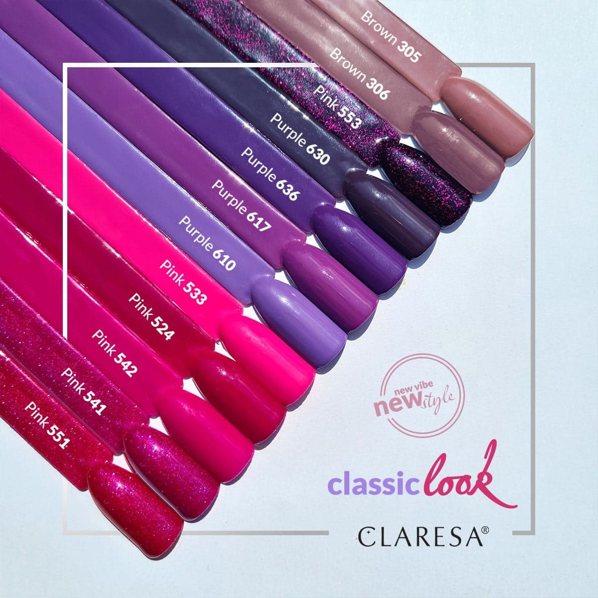 

CLARESA Lakier hybrydowy PINK 551 -5g