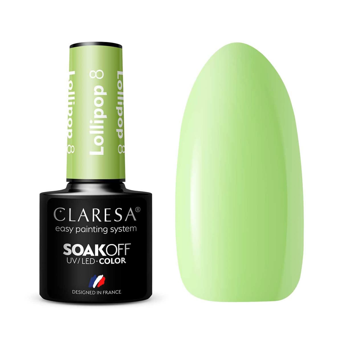 

CLARESA Lakier hybrydowy LOLLIPOP 8 -5g