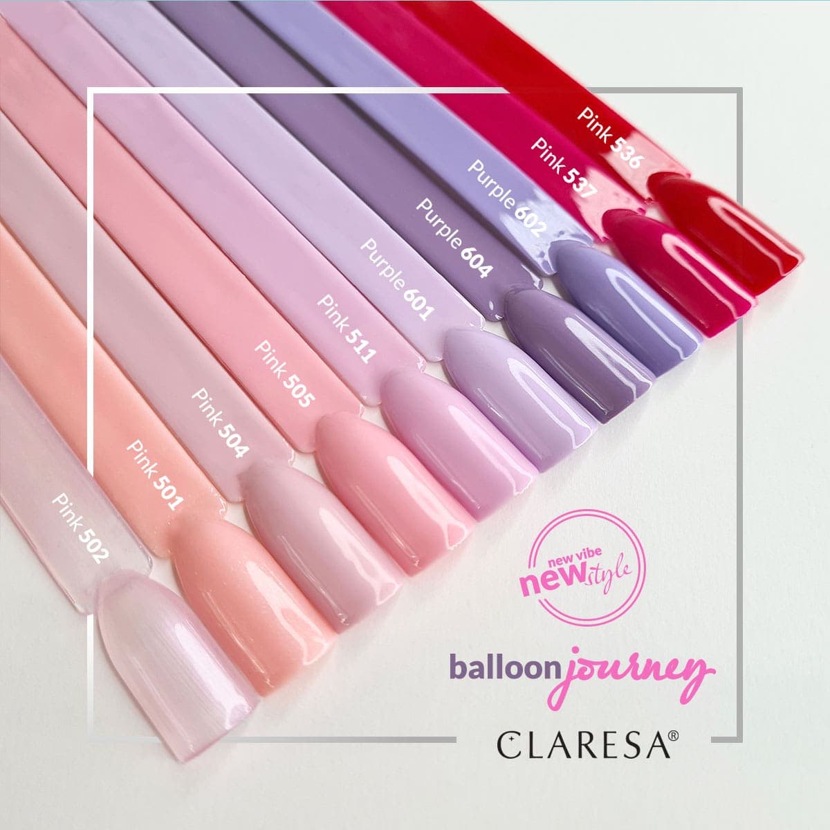 

CLARESA Lakier hybrydowy PINK 502 -5g