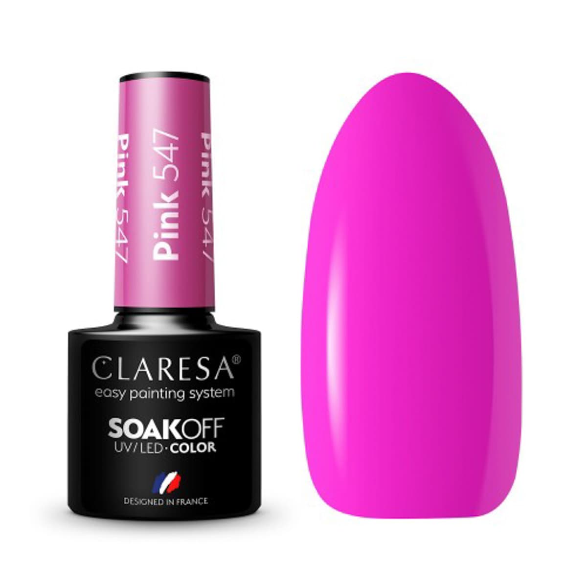 

CLARESA Lakier hybrydowy PINK 547 -5g