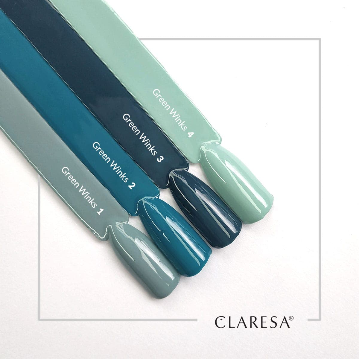 

CLARESA lakier hybrydowy GREEN WINKS 2 -5g