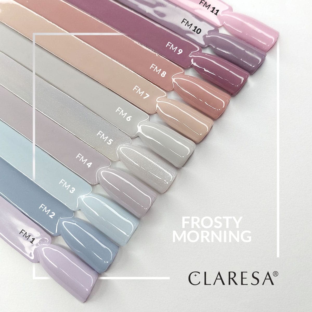 

CLARESA Lakier hybrydowy Frosty Morning 10 -5g