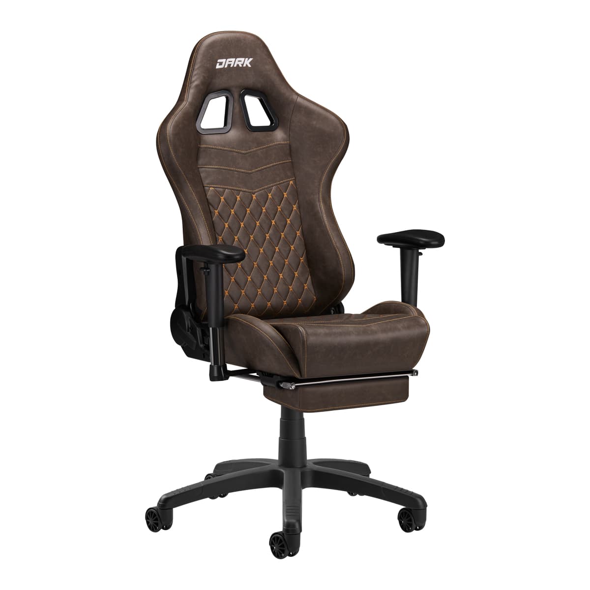 

Dark fotel gamingowy premium brązowy