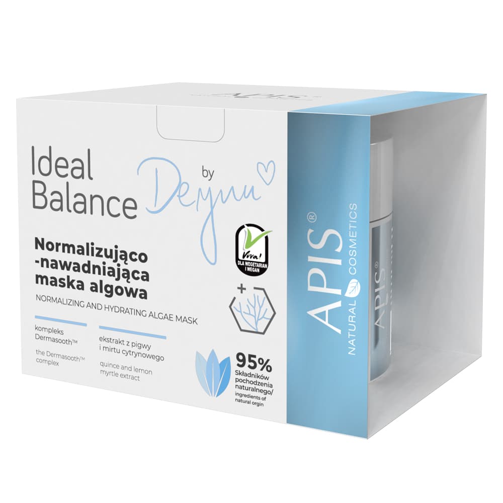 

Apis ideal balance by deynn, normalizująco-nawadniajaca maska algowa 100 g