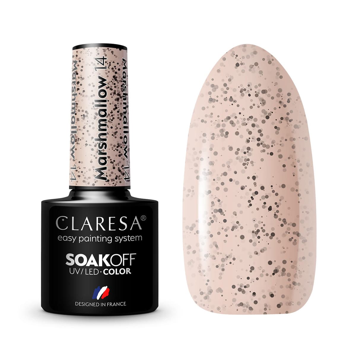 

CLARESA lakier hybrydowy MARSHMALLOW 14 5g