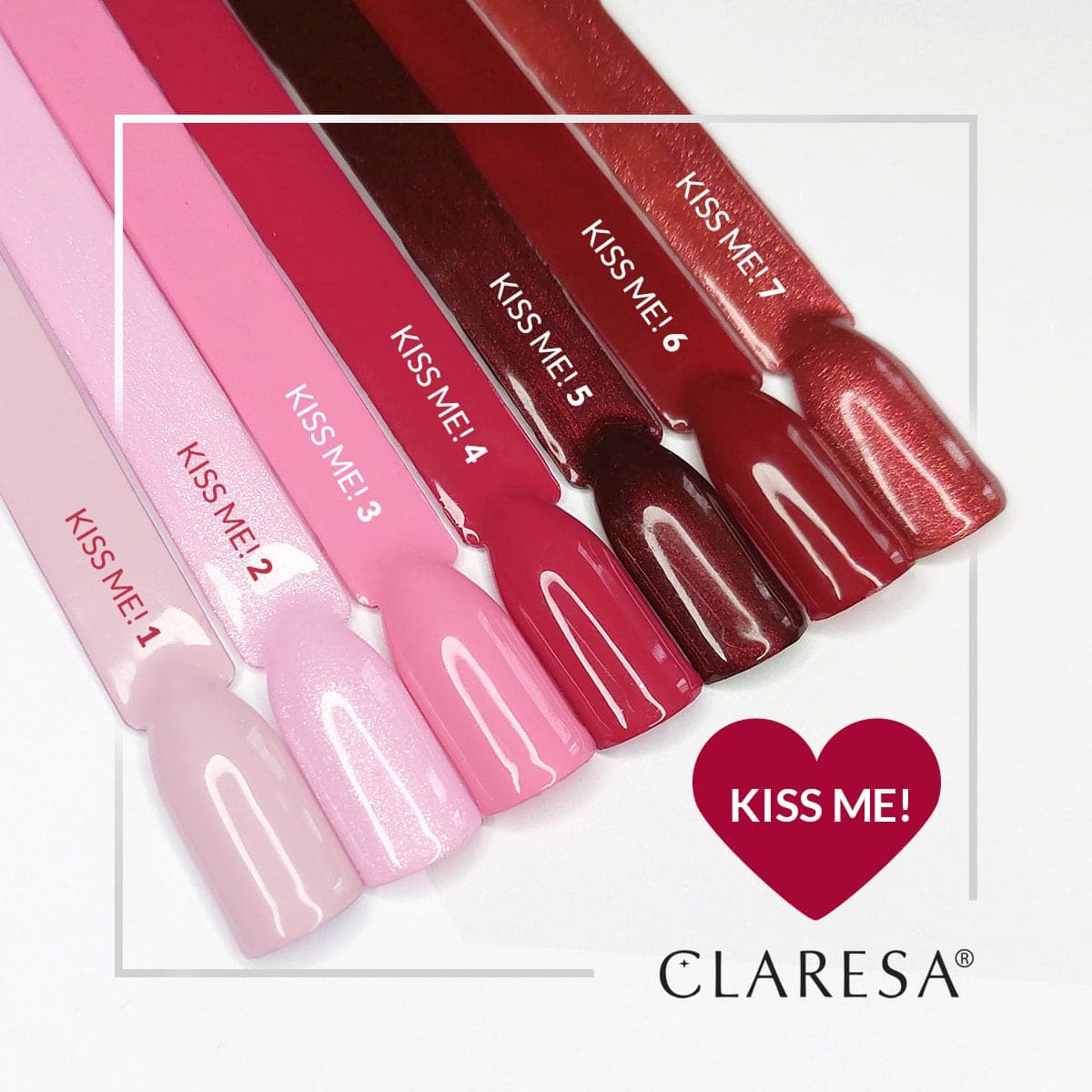 

CLARESA lakier hybrydowy Kiss Me! 5 -5g