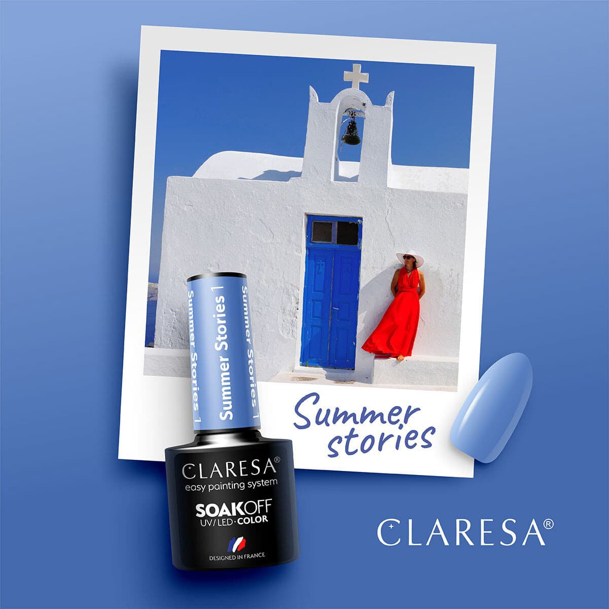 

CLARESA lakier hybrydowy SUMMER STORIES 1 -5g