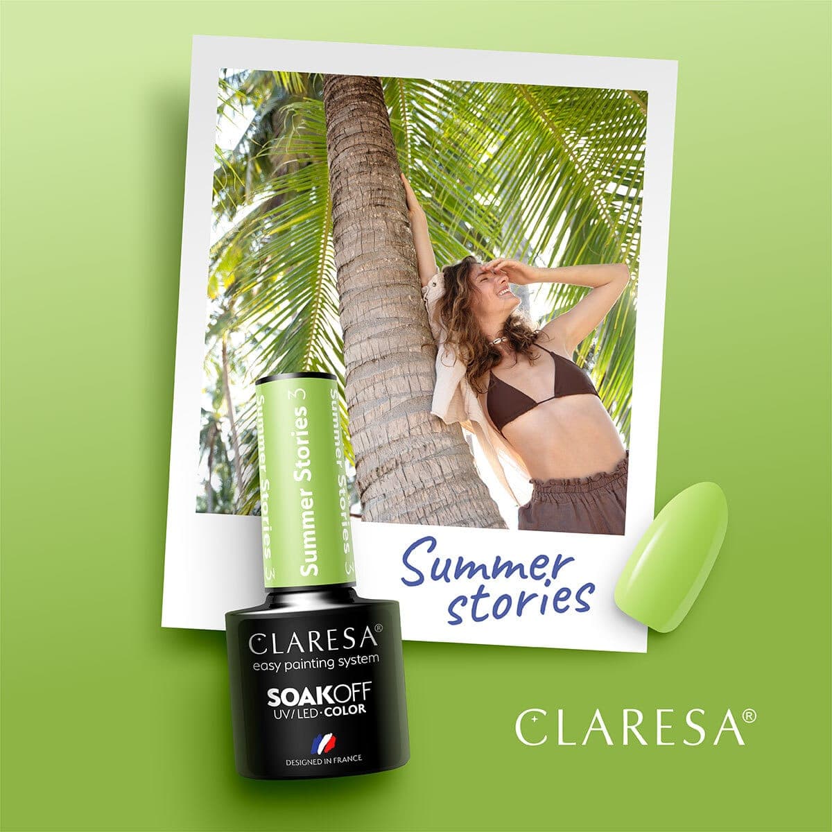 

CLARESA lakier hybrydowy SUMMER STORIES 3 -5g