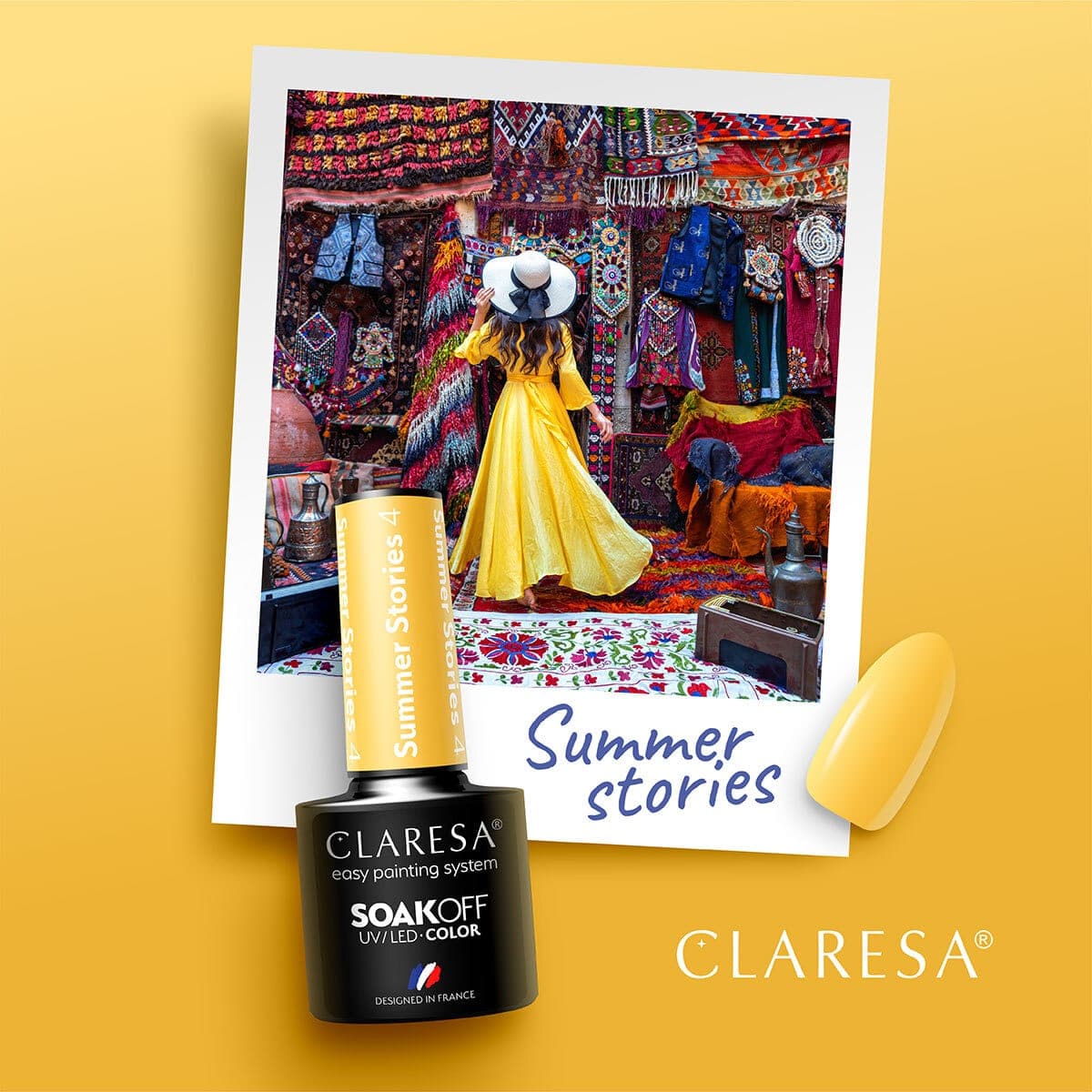 

CLARESA lakier hybrydowy SUMMER STORIES 4 -5g