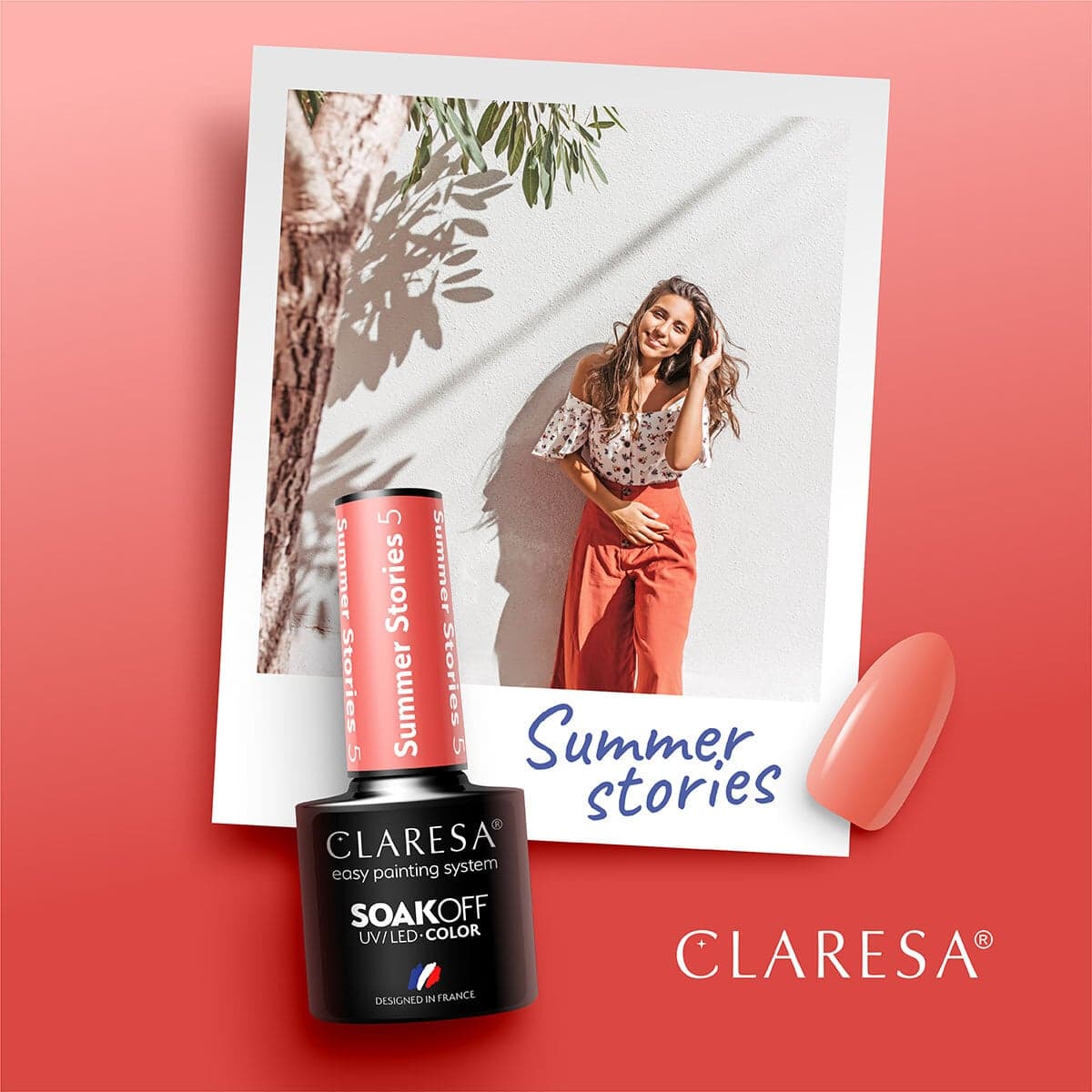 

CLARESA lakier hybrydowy SUMMER STORIES 5 -5g