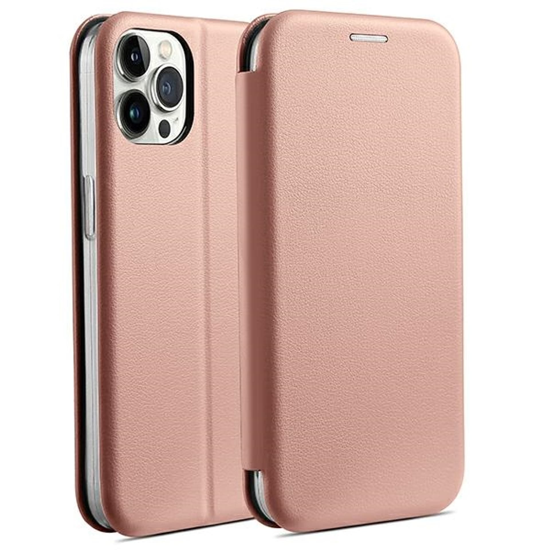 

Beline Etui Book Magnetic iPhone 14 Pro Max 6,7" różowo złoty/rose gold