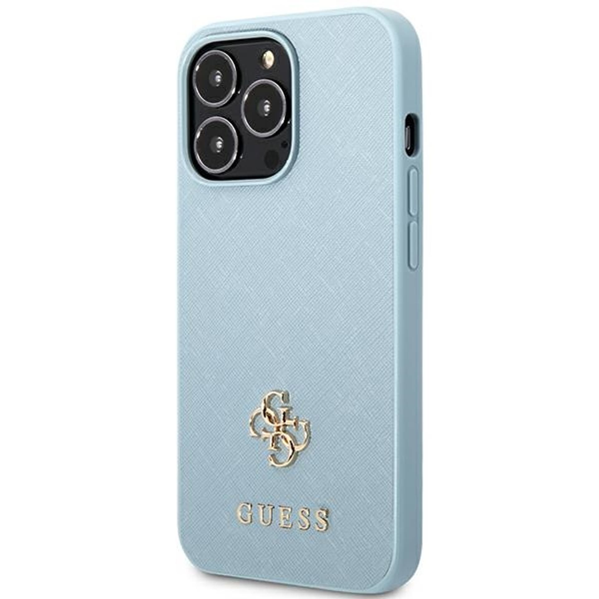 

Guess GUHCP13LPS4MB iPhone 13 Pro / 13 6,1" niebieski/blue hardcase Saffiano 4G Small Metal Logo