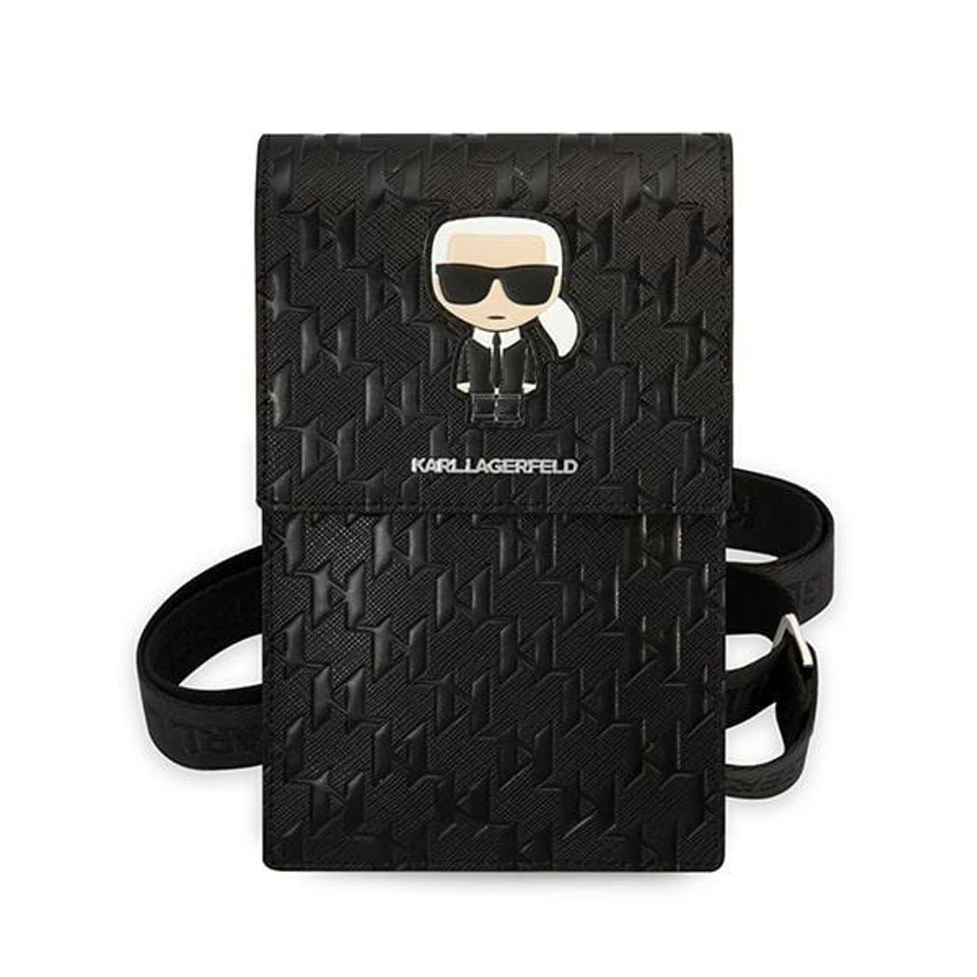 

Karl Lagerfeld Torebka KLWBSAMIPK czarny/black Ikonik Karl Monogram Patch