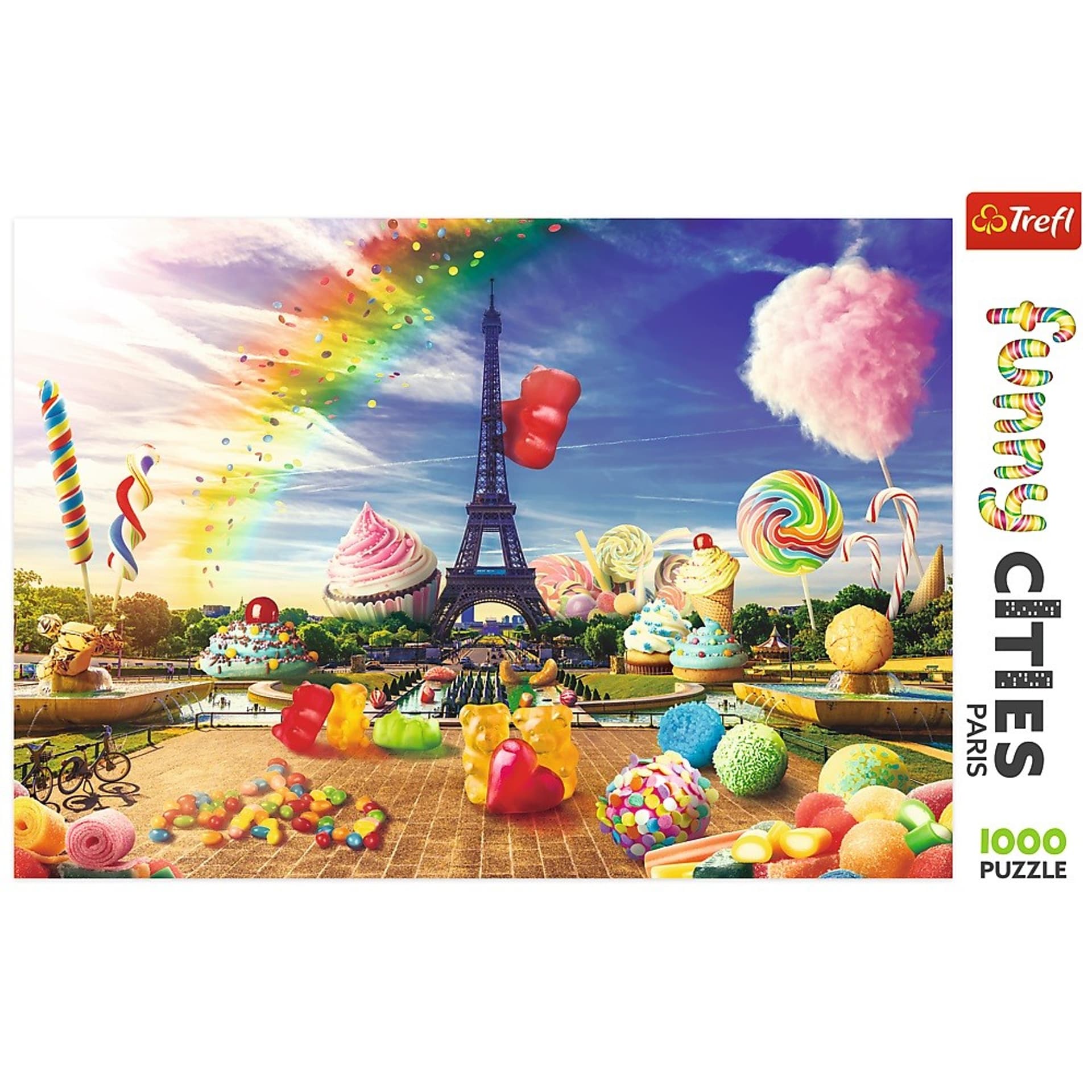 

Puzzle 1000 elementów Słodki Paryż