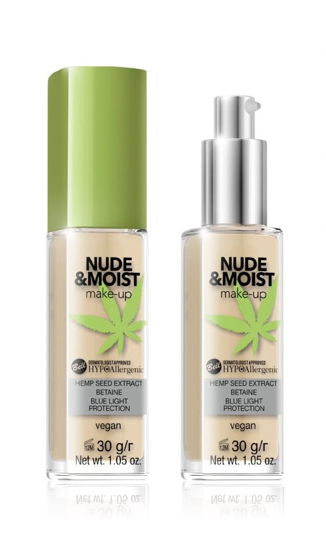 

Bell Hypoallergenic Nude & Moist Podkład do twarzy nawilżająco-odżywczy nr 04 30g