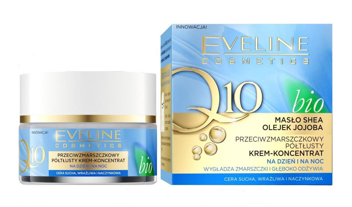 

Eveline Bio Q10 Przeciwzmarszczkowy Półtłusty Krem-koncentrat na dzień i noc 50ml