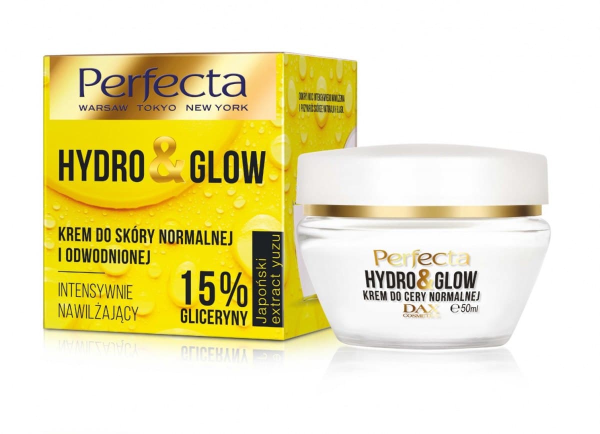 

Perfecta Hydro & Glow Bogaty Krem intensywnie nawilżający 15% gliceryny - do cery normalnej i odwodnionej 50ml