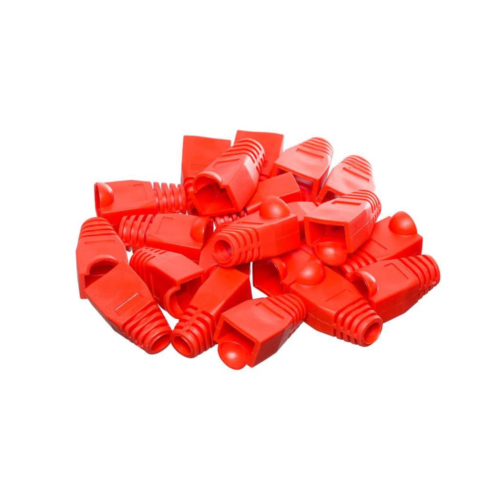 

NETRACK RJ45 8p 100 sztuk Czerwony Osłonka