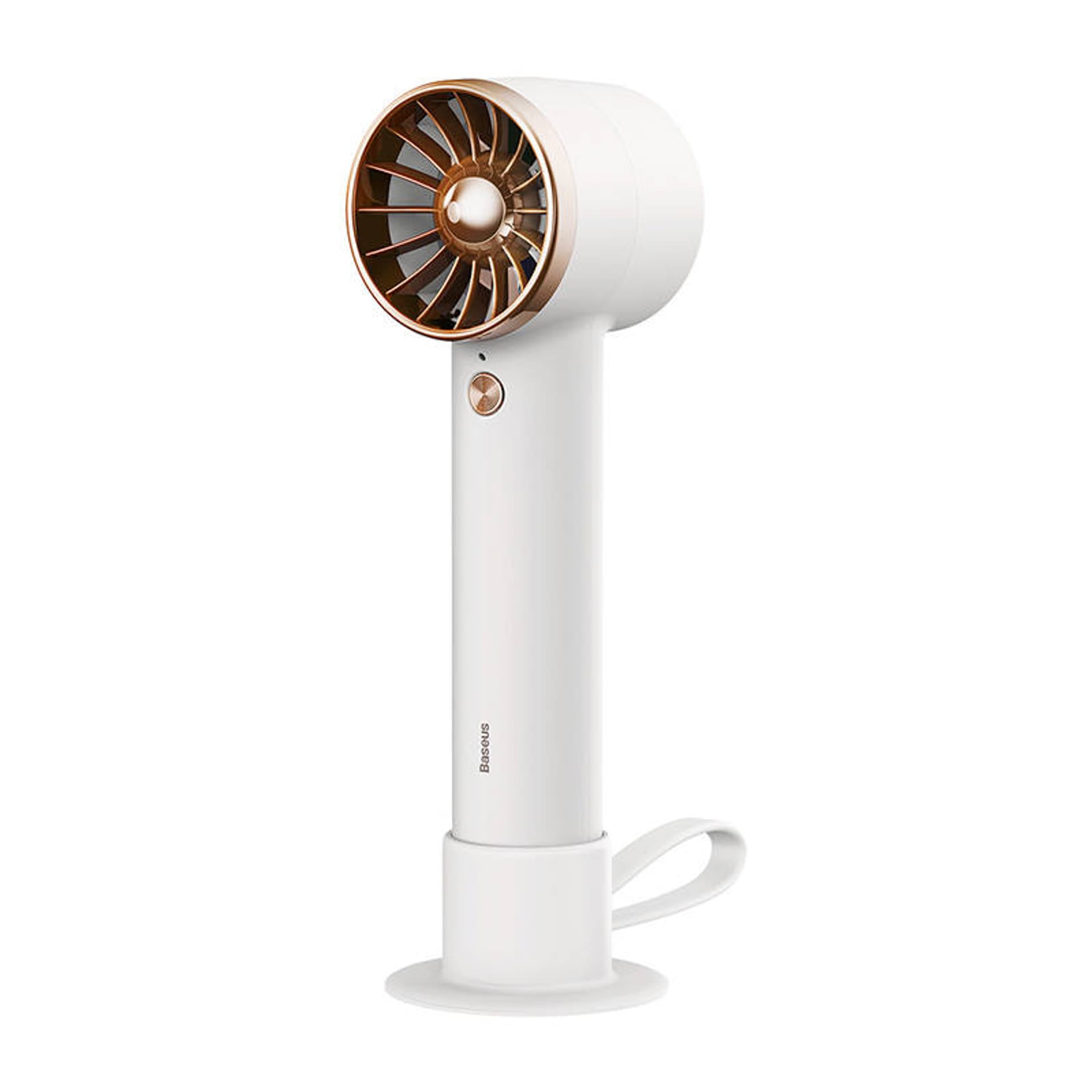 

Przenośny wentylator ręczny Baseus Flyer Turbine + kabel USB-C (biały)