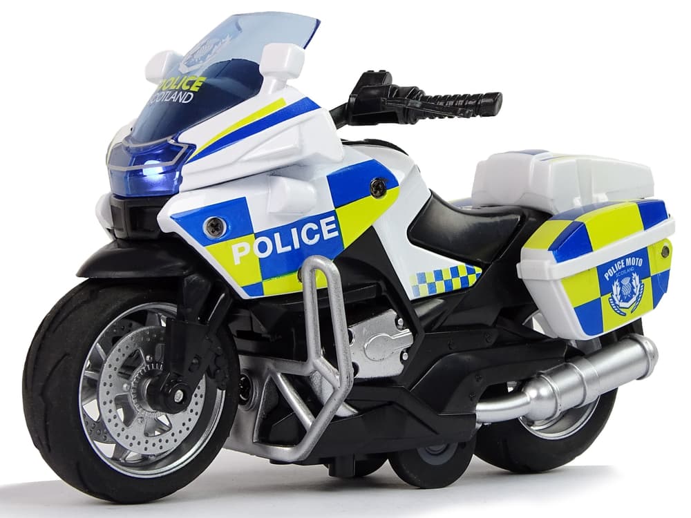 

Motocykl Policyjny 1:14 Napęd Pull-Back Dźwięk Światła