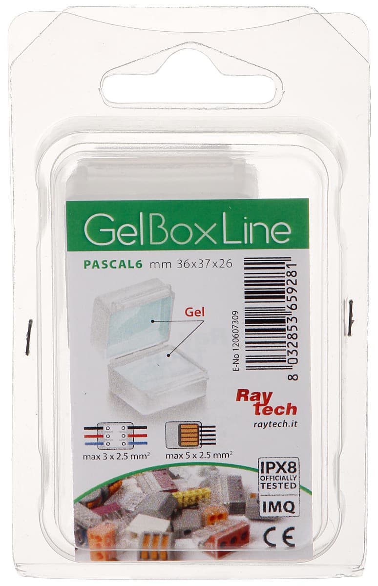 

PUSZKA POŁĄCZENIOWA GELBOX PASCAL-6 IP68 RayTech